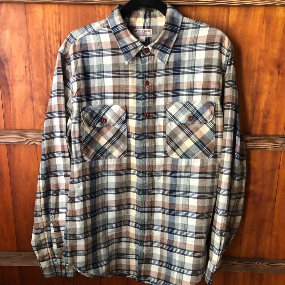 Jcrew Wallace and Barnes flannel button up